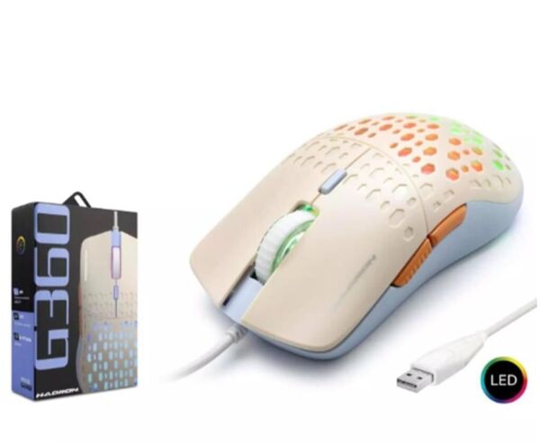 Hadron G360 Kablolu Oyuncu Mouse 3600 Dpi