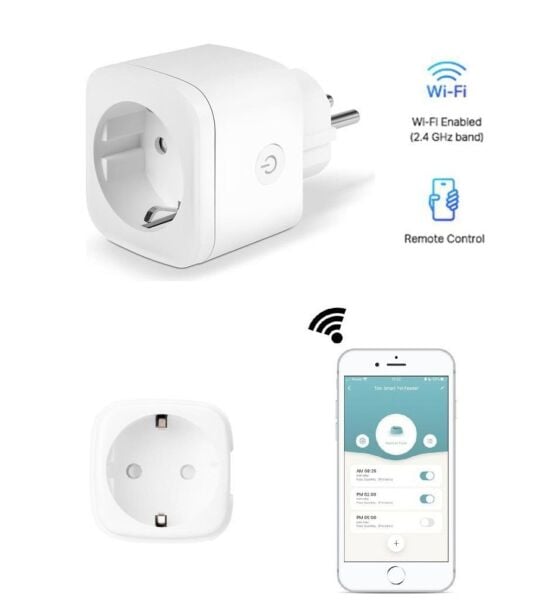 Fulltech Smart Plug Telefon Kontrollü Akıllı Wifi Priz FSM1