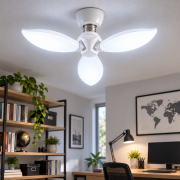 Winlight 36W E27 3 Kollu Pervane LED Ampul Beyaz Işık