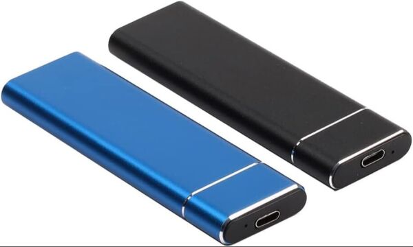 Genel 1TB Type-C Mobil Katı Hal Sürücüsü Taşınabilir SSD USB3.1 Arayüzü Darbeye Dayanıklı Alüminyum Alaşımlı Katı Hal Sürücüsü Siyah