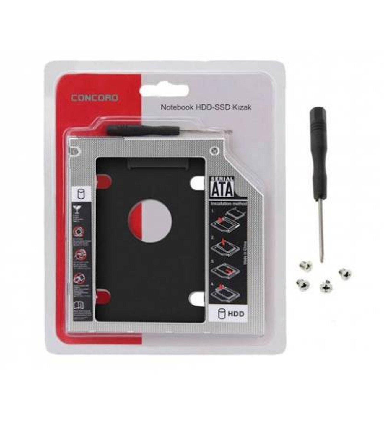 Concord C-857 Notebook HDD-SSD Kızağı Caddy 12.7mm