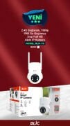 Blic BLM-78 2MP Akıllı IP Kamera | İnsan Takipli, Gece Görüşlü, WiFi Güvenlik Kamerası