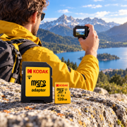 Kodak 128GB Hafıza Kartı MicroSDXC U3 V30 A1 100MBs