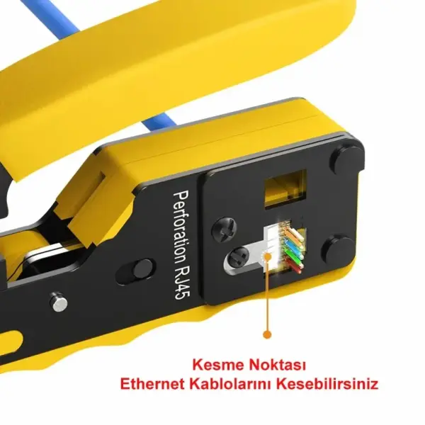 Netojen nt-376z Yeni Nesil Rj45 Ağ Pensesi Cat5/6/7 Konnektör Sıkma