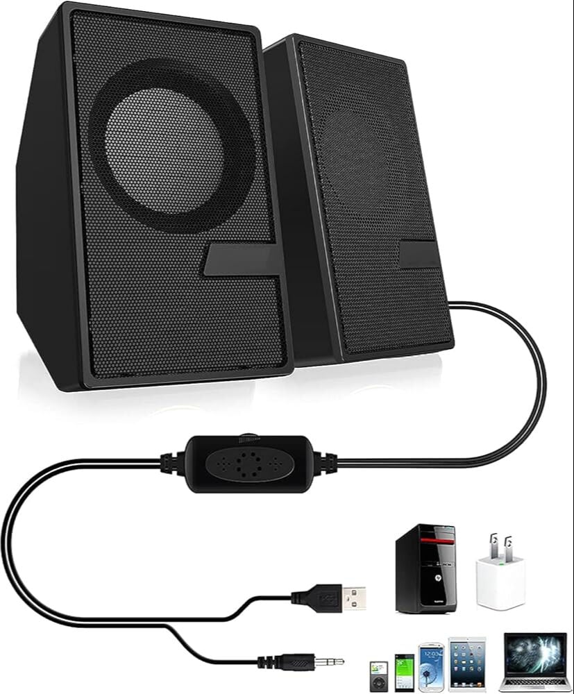 Netojen D7 USB 2.0 (Black) Multimedia Mini Hoharlör