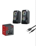 Trio S2 USB 2.0 Multimedia 1+1 Hoharlör-Pc Hoparlör