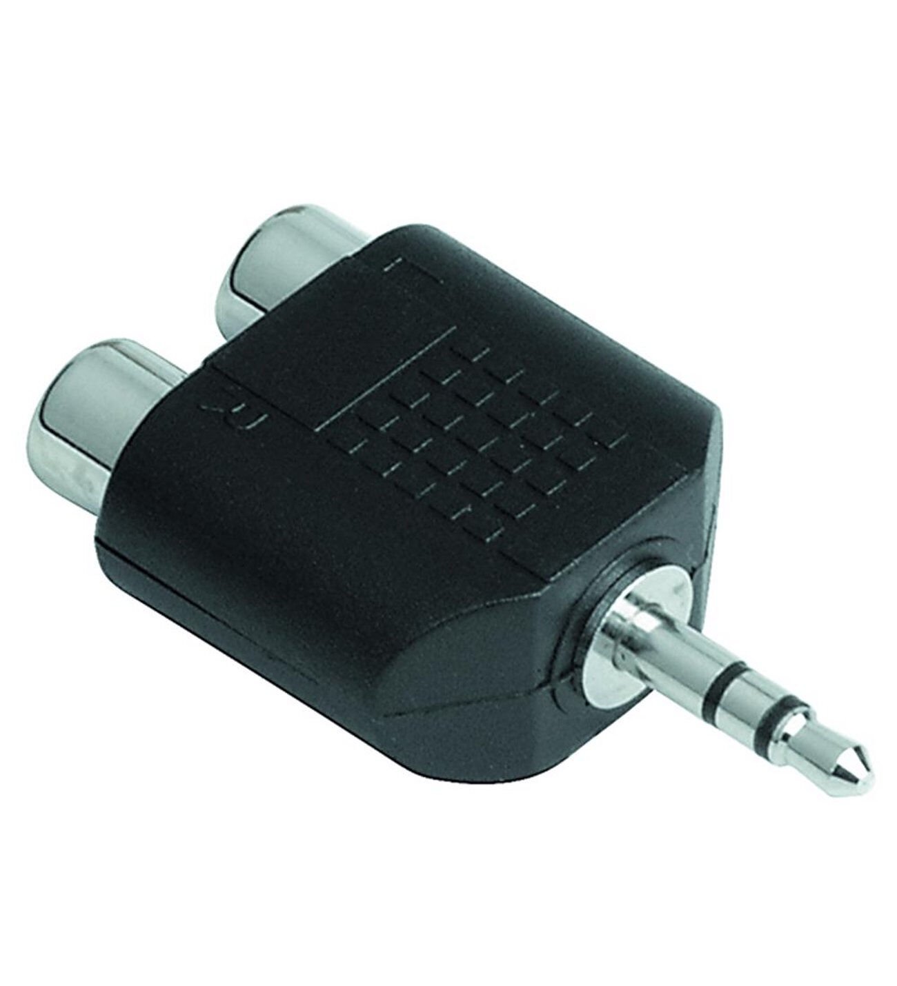 Stereo 3.5mm Fiş - 2RCA Soket Çevirici Adaptör