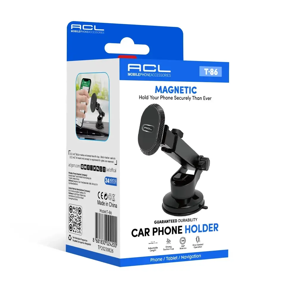 Acl T-86 Magnetic Araç İçi Telefon Tutucu