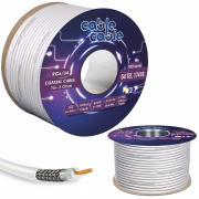 Cable RG6/U4 1.02 mm 64 Tel 100 mt Anten Kablosu