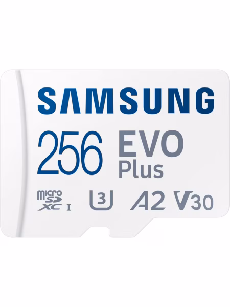 Samsung Evo Plus MB-MC256KA Class 10 UHS-I U3 A2 V30 256 GB Micro SD Kart