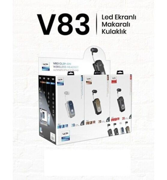 Linktech V83 Makaralı Titreşimli Bluetooth Kulaklık