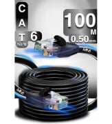 Yüksek Kalite Utp 23Awg 0.58 MM Dış Ortam Cat6 Outdoor Kablo 90 Metre