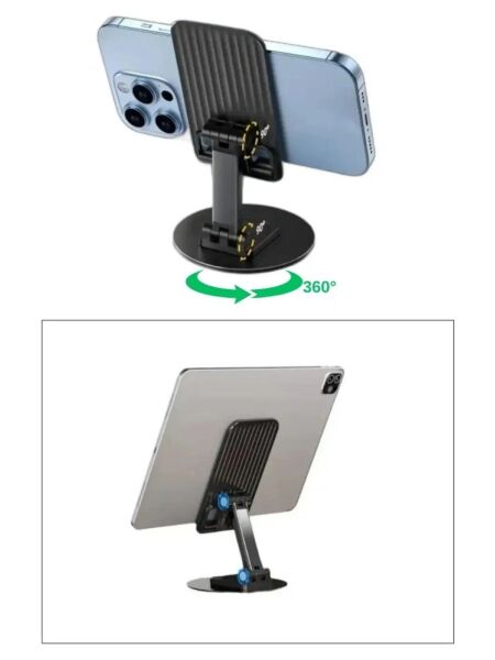 Subzero FD44 Metal Masa Telefon Tutacagı 360 Derece Döner