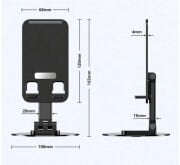 Subzero FD44 Metal Masa Telefon Tutacagı 360 Derece Döner