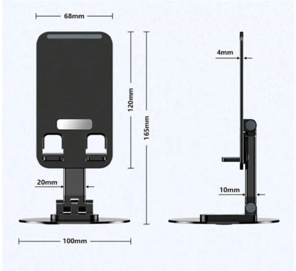 Subzero FD44 Metal Masa Telefon Tutacagı 360 Derece Döner