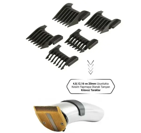 Ipone Ip 609X Profesyonel Şarj Edilebilir Saç Sakal Traş Makinesi