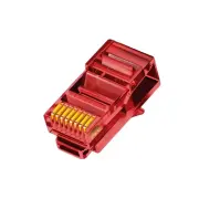 Netojen NT-326 Yeni Nesil Geçişli 100lü Cat6 Konnektör-kırmızı