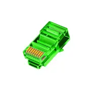 Netojen NT-326 Yeni Nesil Geçişli 100lü Cat6 Konnektör-yeşil