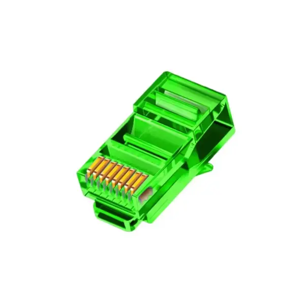 Netojen NT-326 Yeni Nesil Geçişli 100lü Cat6 Konnektör-yeşil