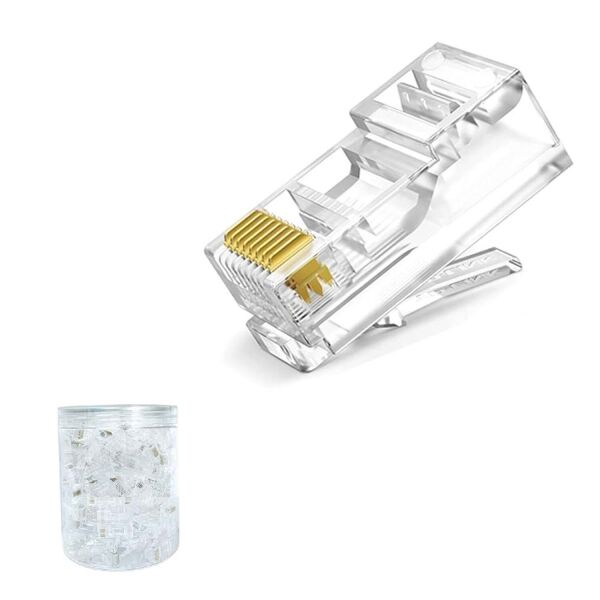 Netojen NT-326 Yeni Nesil Geçişli 100lü Paket Cat6 Konnektör