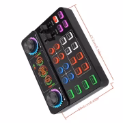 Blic Pro+ KSA2 Profesyonel Canlı Yayın Ses Kartı - Siyah