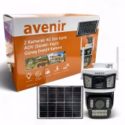 Avenir AV-S425 6MP 16000mAh Solar PTZ 4G Sim Kartlı Kamerası