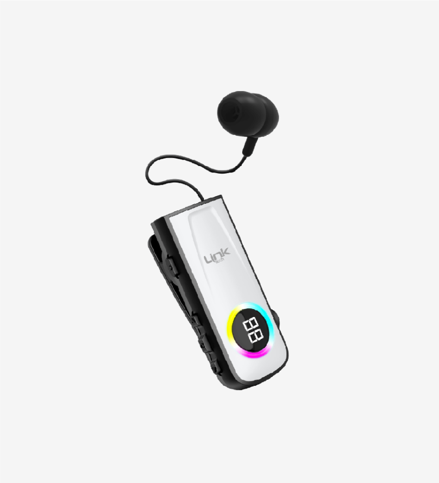 Linktech V82 Led Ekranlı Makaralı Bluetooth Kulaklık