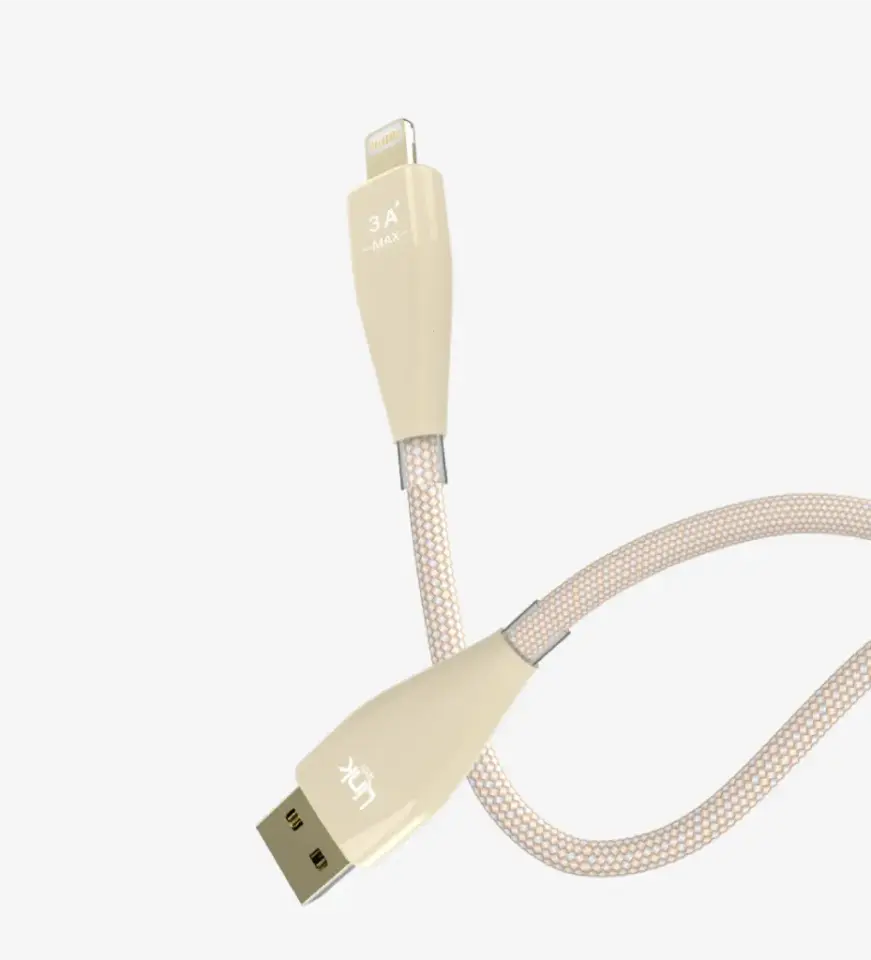 Linktech K692 Safe 1200mm USB-A Lightning Şarj Kablosu