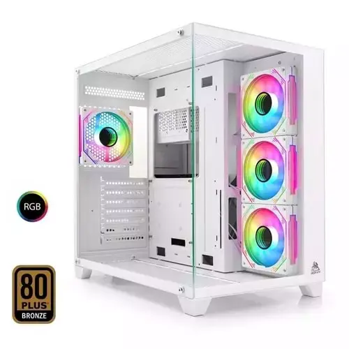 Mofan Mf2901w 850w 80Plus Bronze Power Supply 4*Rgb Fan 