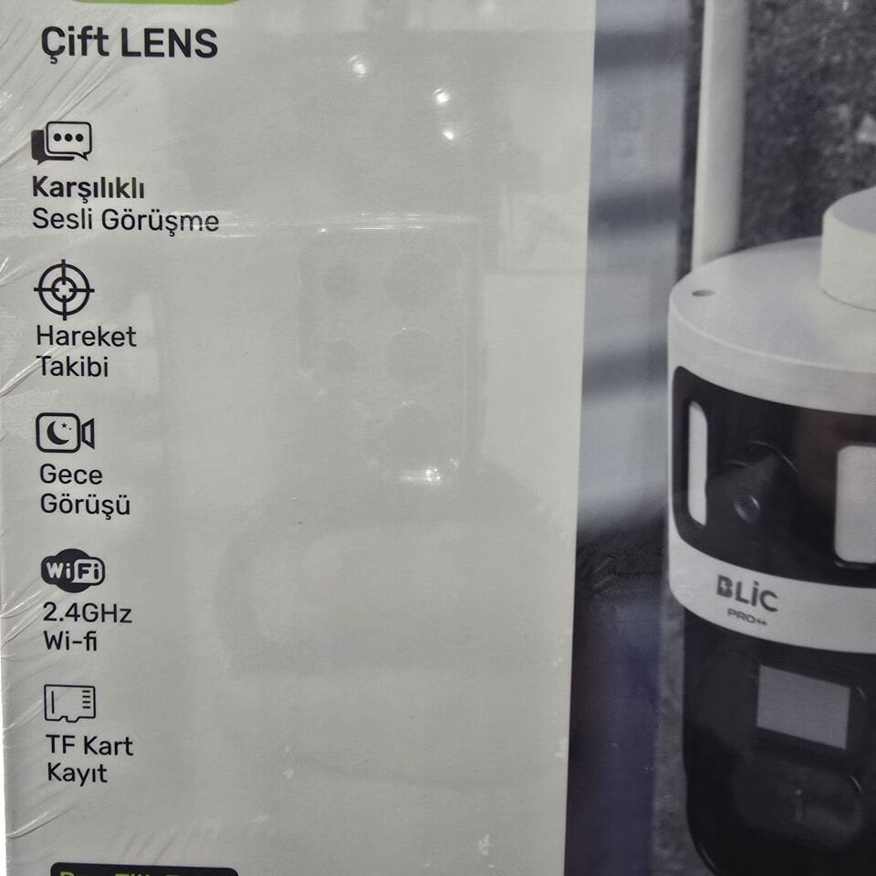 BLIC BLM-100 4K Çift Lens 6MP Yoosee WiFi Ethernet Kamera