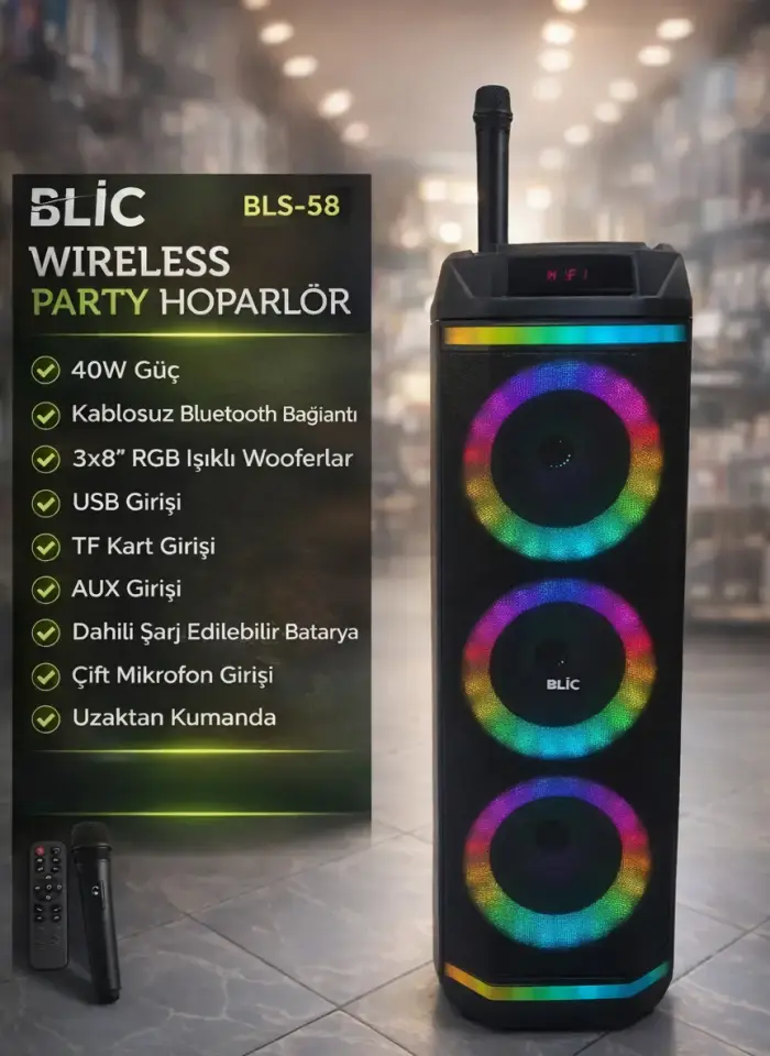 Taşınabilir Bluetooth Hoparlör