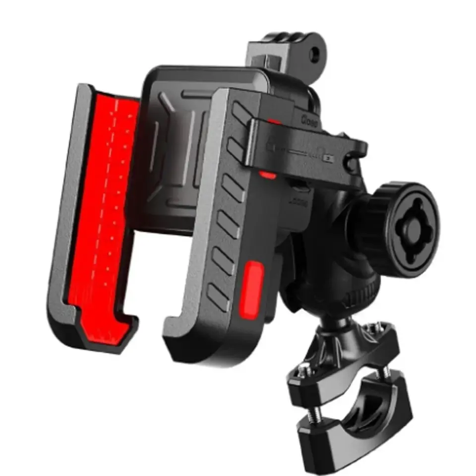 Blic Motosiklet Telefon Tutucu (Ayna ve Gidon Bağlantılı -Titreşim Önleyicili)