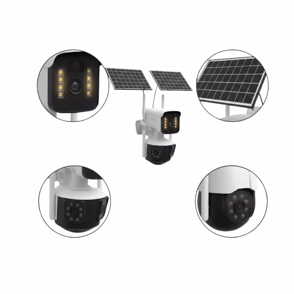 güneş panelli kamera