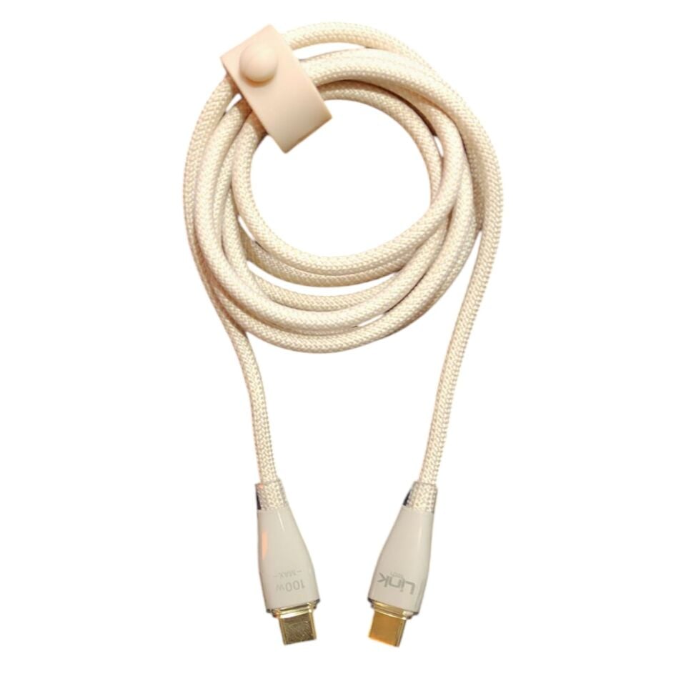 Linktech LCA-K690: 100W PD Type-C to Type-C Süper Hızlı Şarj Kablosu