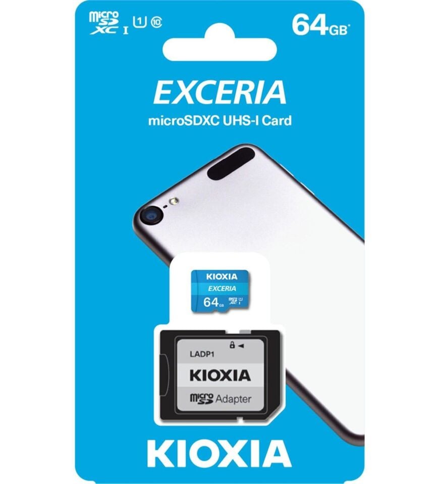 KIOXIA 64GB microSDXC UHS-I Card