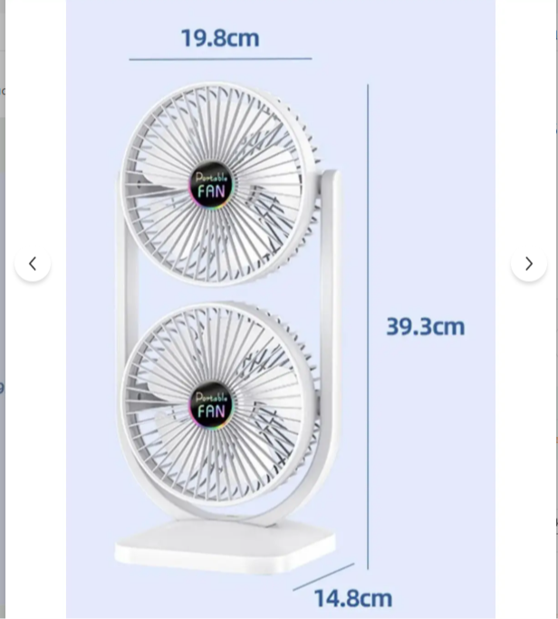 taşınabilir masaüstü fan