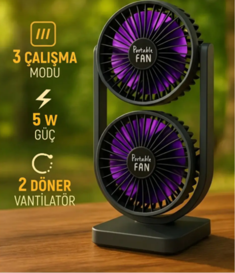 masaüstü fan bataryalı