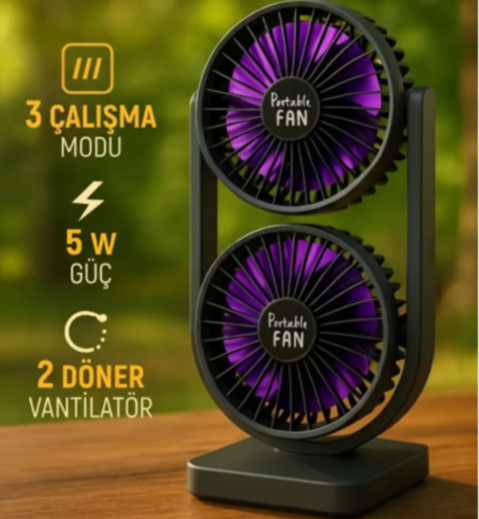 masaüstü fan bataryalı