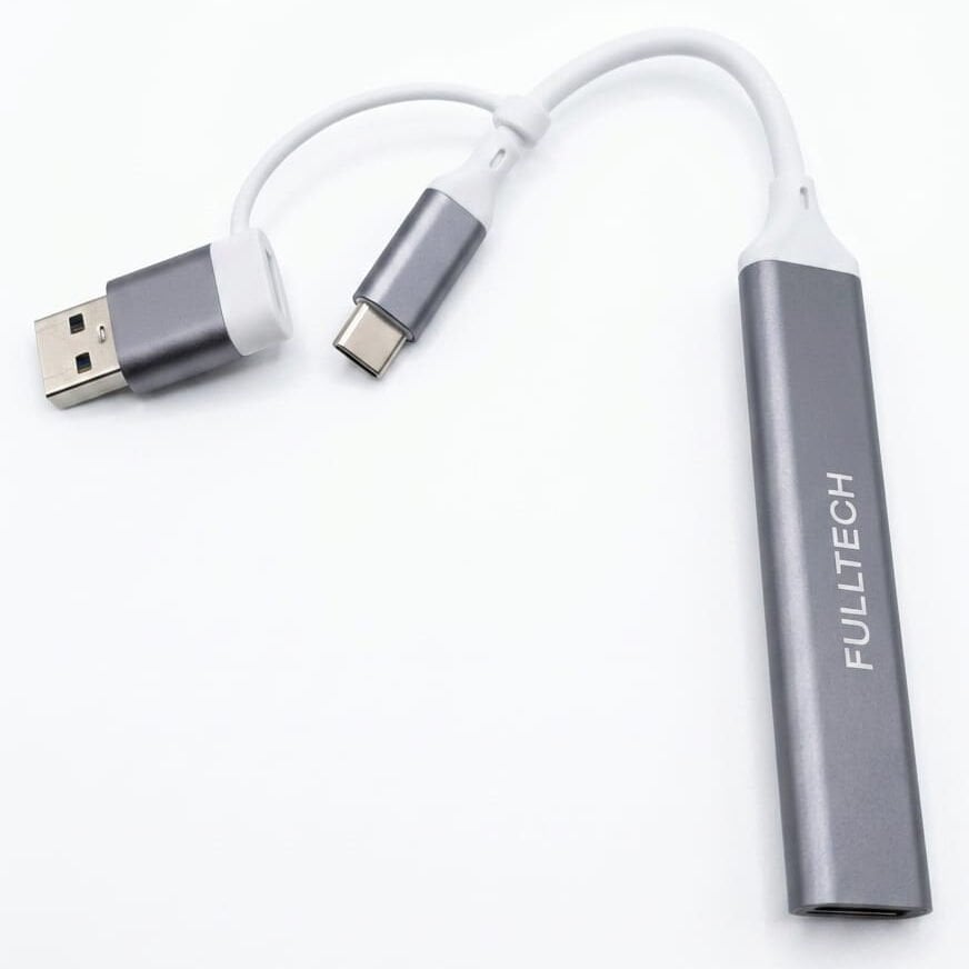 FULLTECH FH-6 Type-C to USB 3.0 4 Portlu Metal Usb Çoğaltıcı