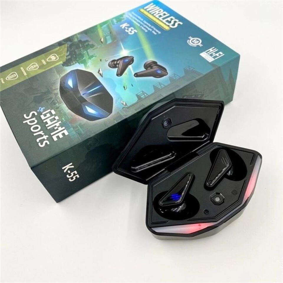 Torima K55 Kulaklık Bluetooth 5.0 LED Işıklı Oyuncu Kulaklık