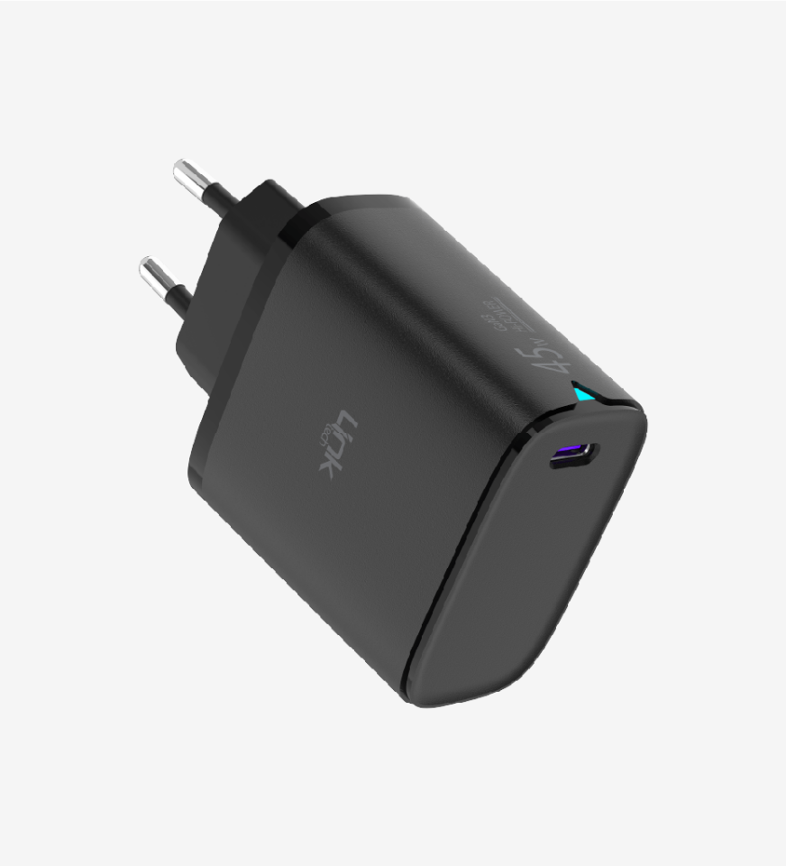 Linktech Şarj C315 45W GaN3 PD 3.0 USB-C Hızlı Şarj Adaptörü