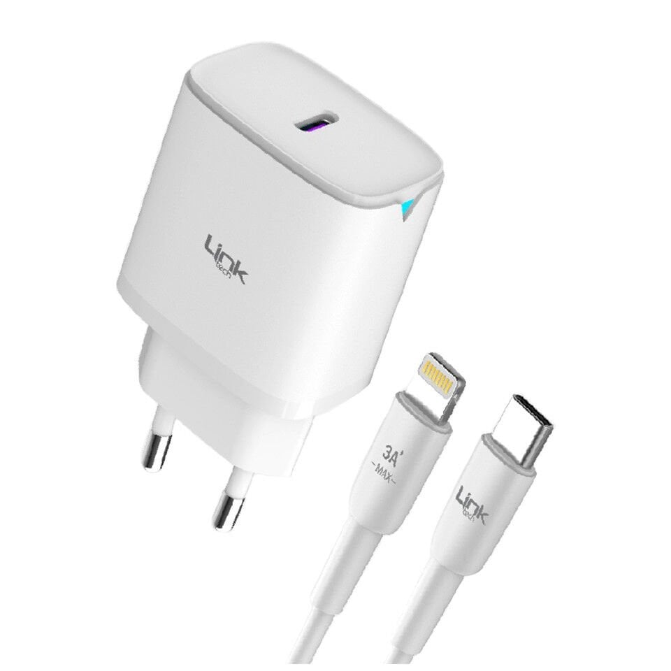 LinkTech C313 30W PD GaN3 Type-C to Lightning Linktech şarj aleti