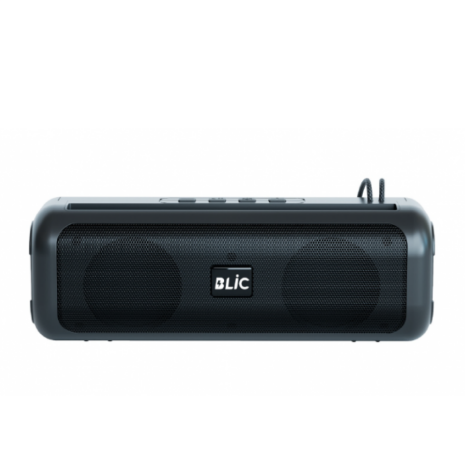Taşınabilir Müzik Kutusu BLS-72 Bluetooth Hoparlör 12W TWS Stereo Speaker SİYAH