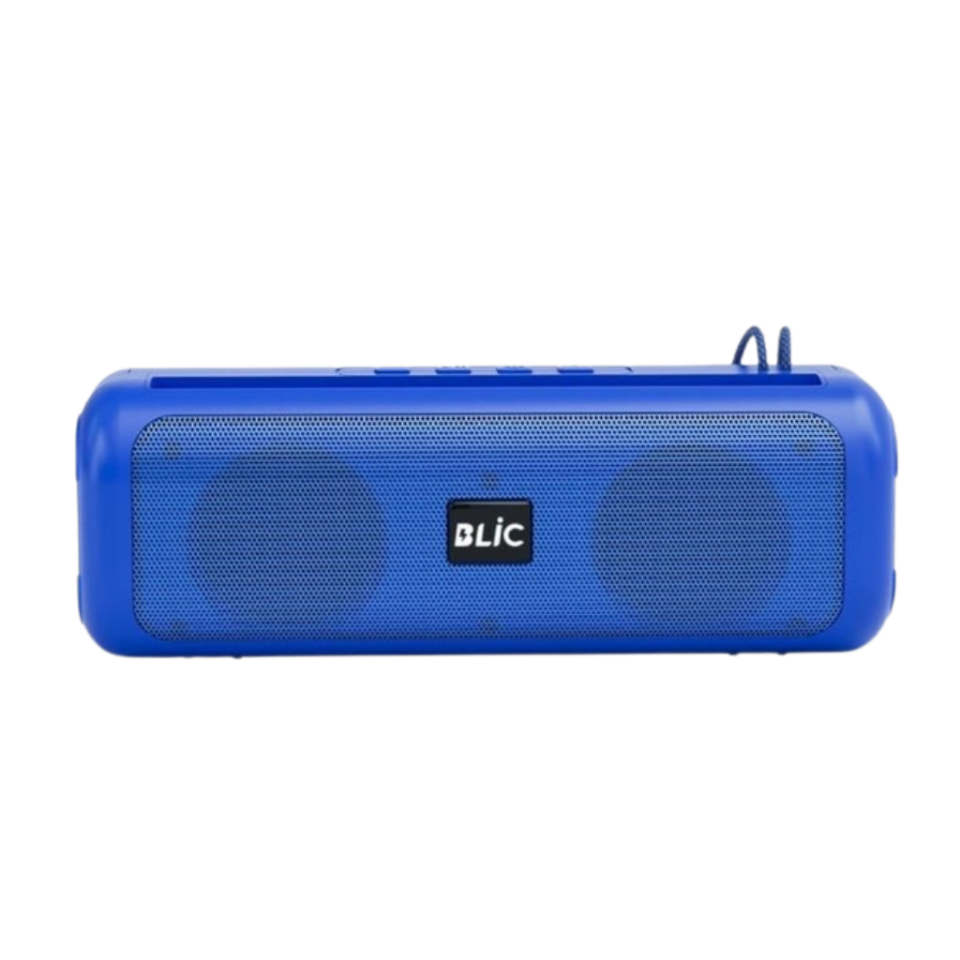 Taşınabilir Müzik Kutusu BLS-72 Bluetooth Hoparlör 12W TWS Stereo Speaker mavi