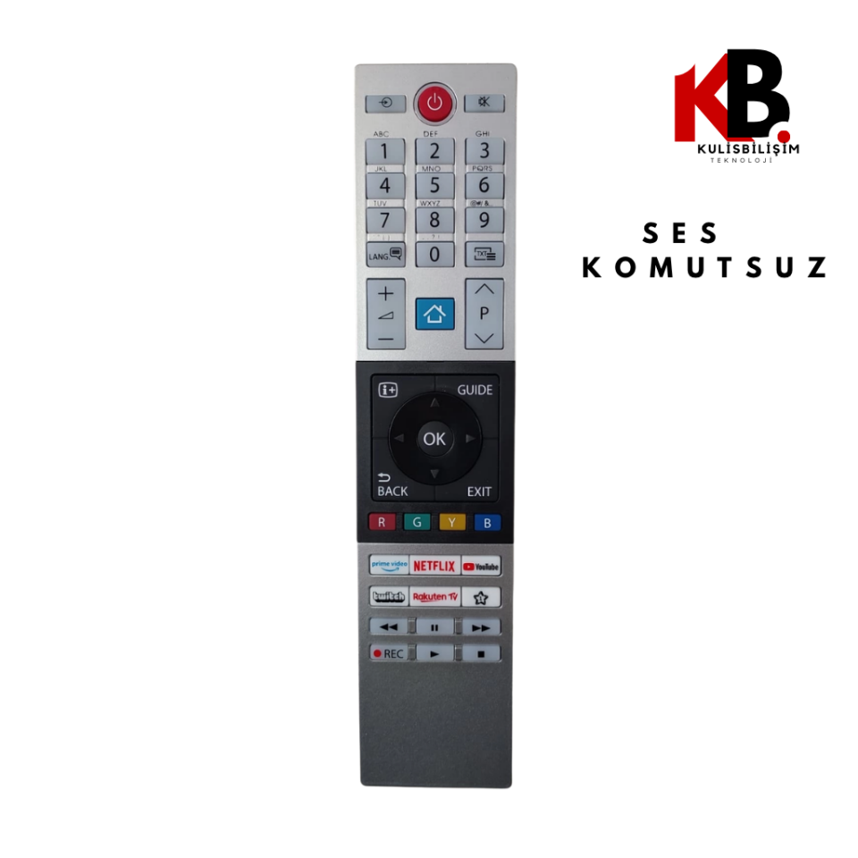 KUMANDA 1372-TOSHIBA YOUTUBE TUŞLU-1372
