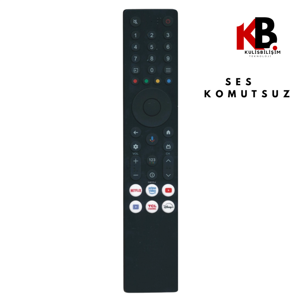 TCL Netflix Youtube Tuşlu Kumanda Muadil -9793