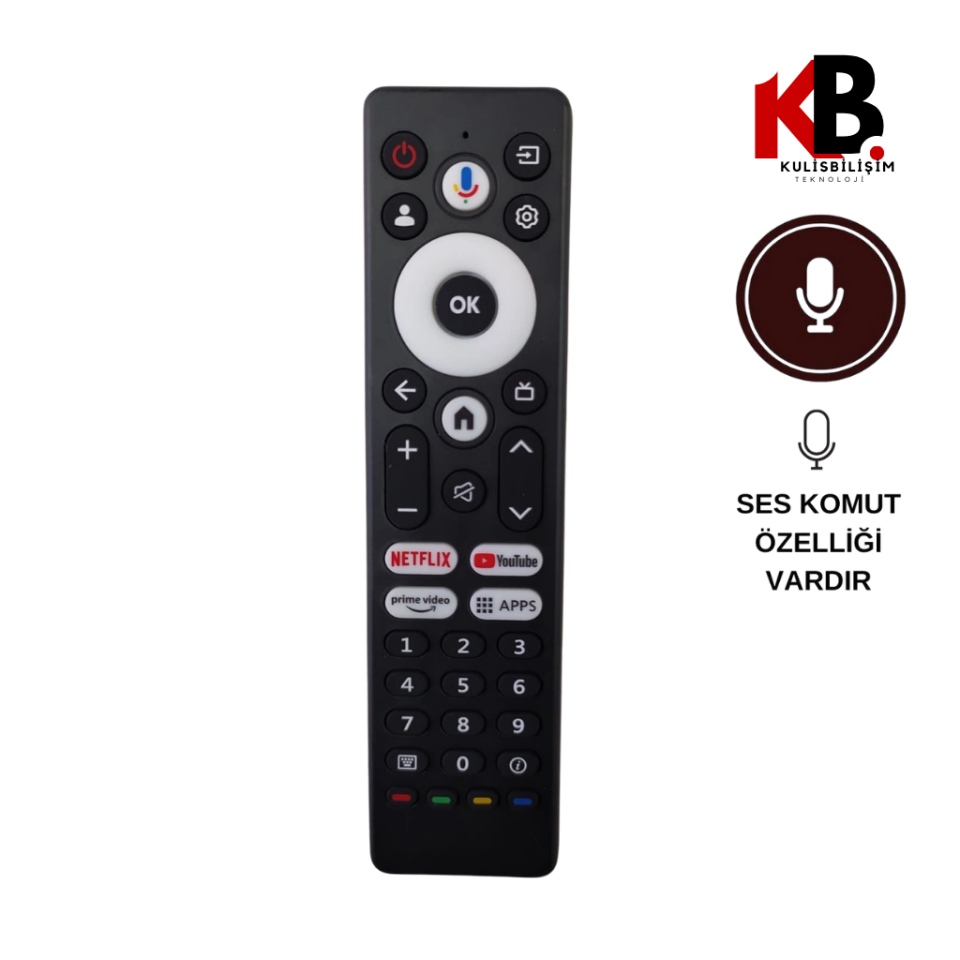 Arçelik Beko Altus Grundig Ses Komutlu Kumanda Muadil-9730S