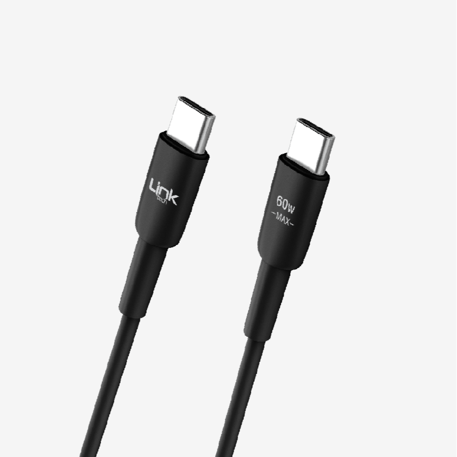 LinkTech K604 Safe USB-C Type-C PD 60W LinkTech kablo 1 Metre Hızlı Şarj ve Veri Aktarım Kablosu