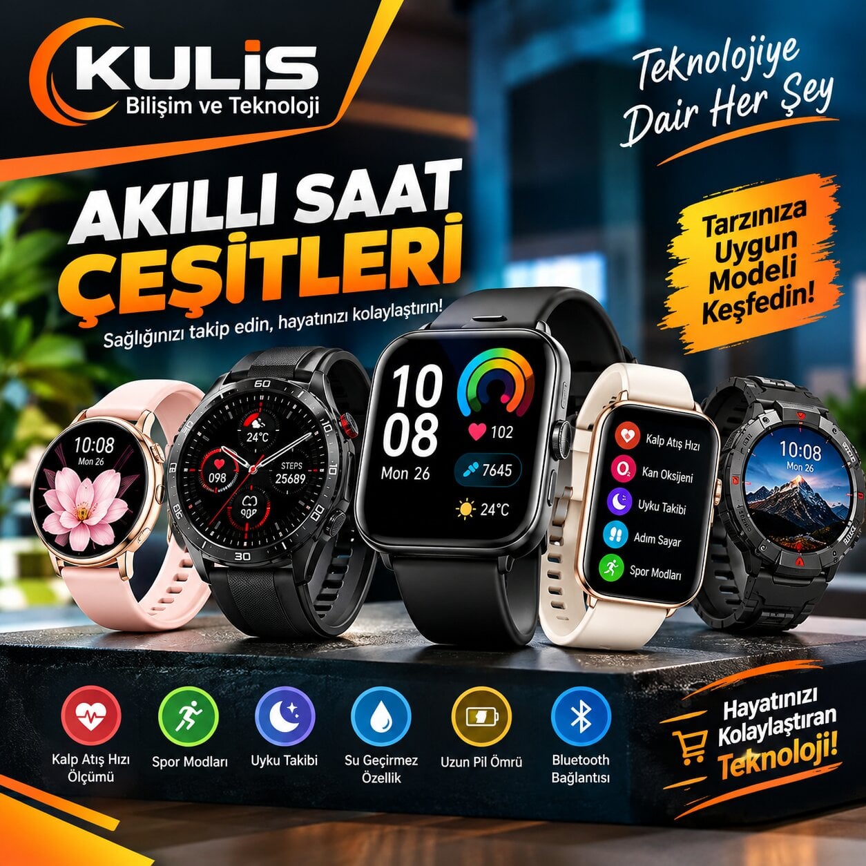 Akıllı Saat Modelleri ve Çeşitleri